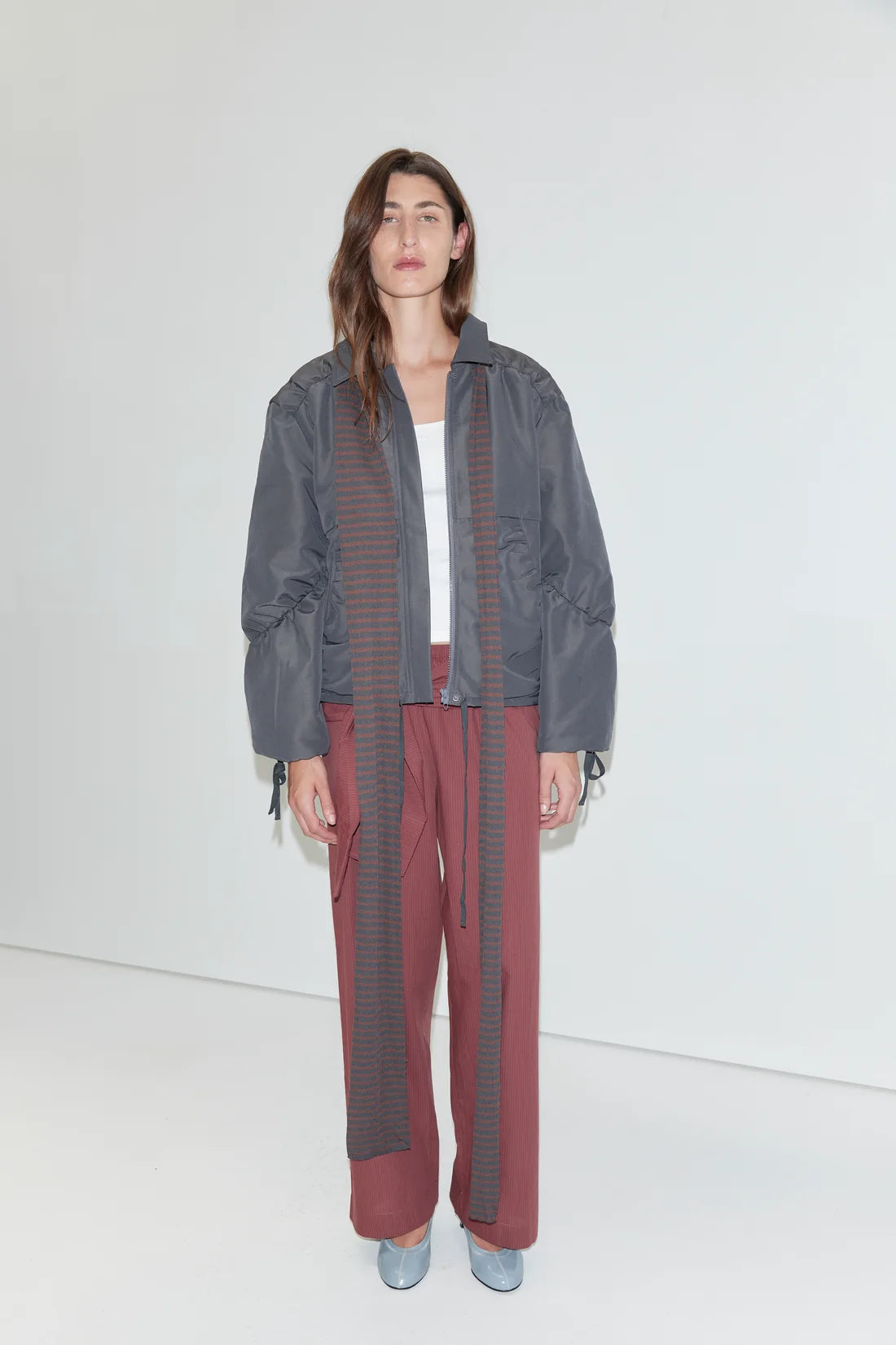 Pantalon à bouton-pression