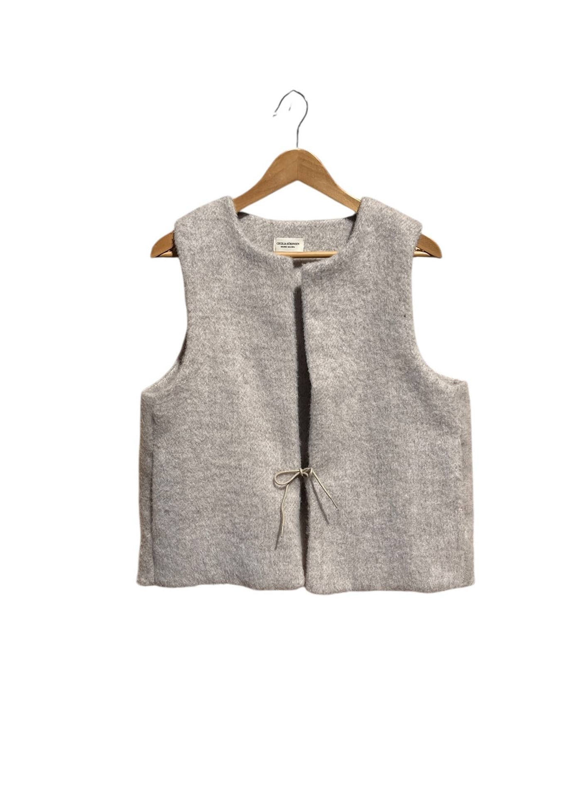 CECILIA SÖRENSEN - 312 Sabó Shepherd’s Gilet – Reine Wolle