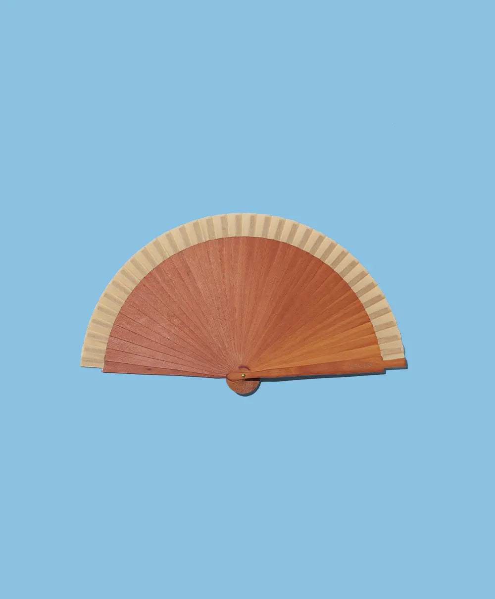 Wood Beige Fan