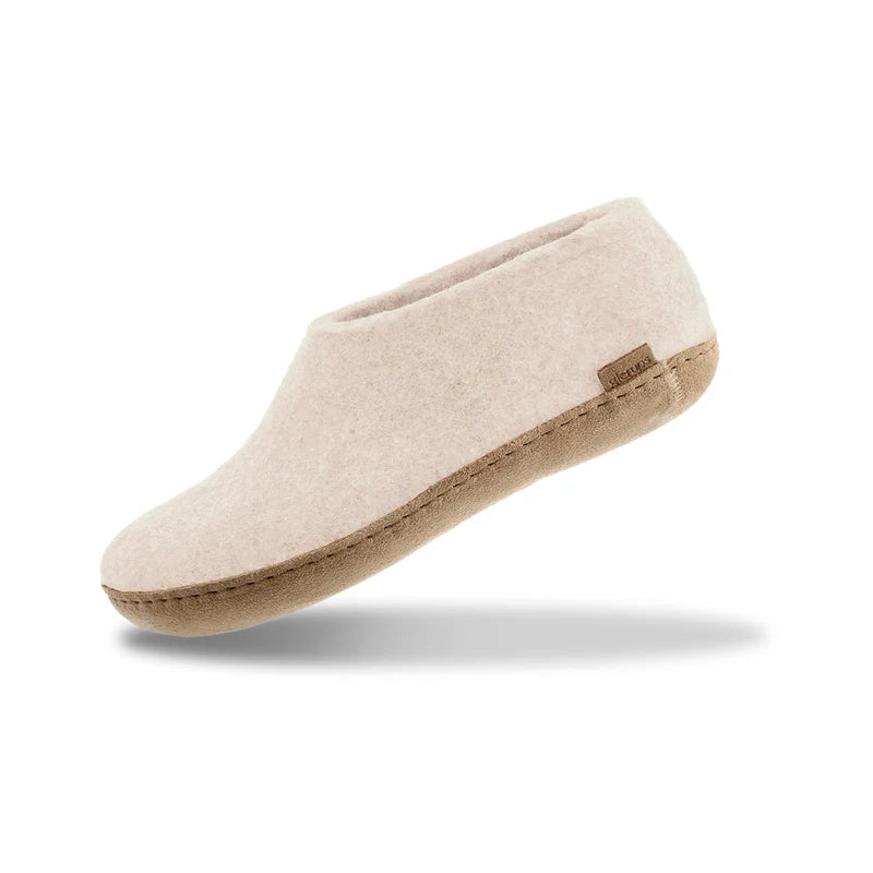 Shoe With Leather Sole