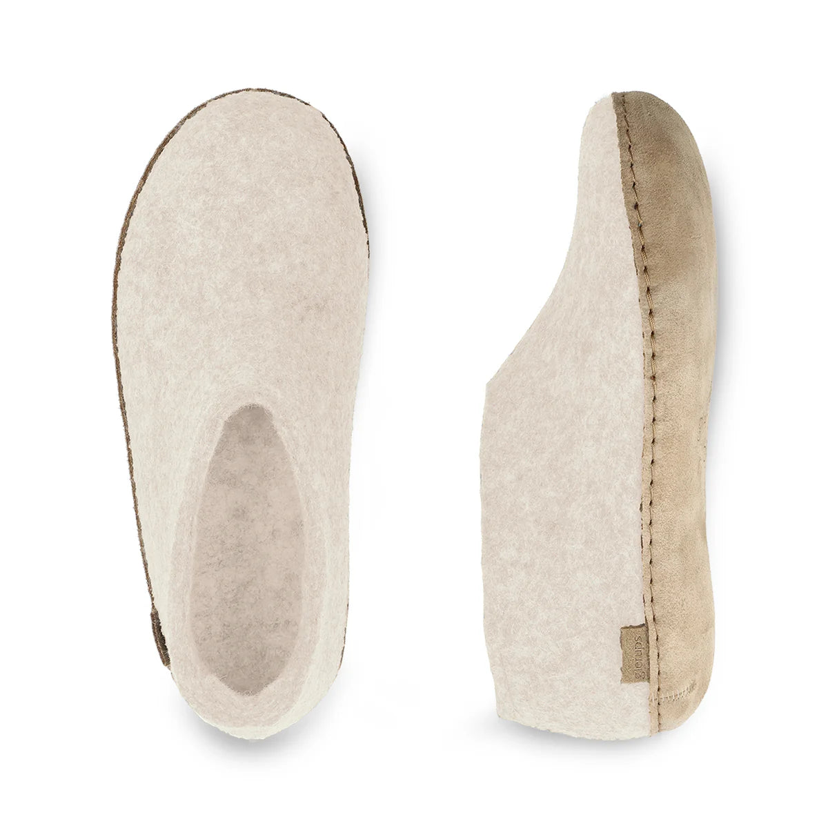 Shoe With Leather Sole