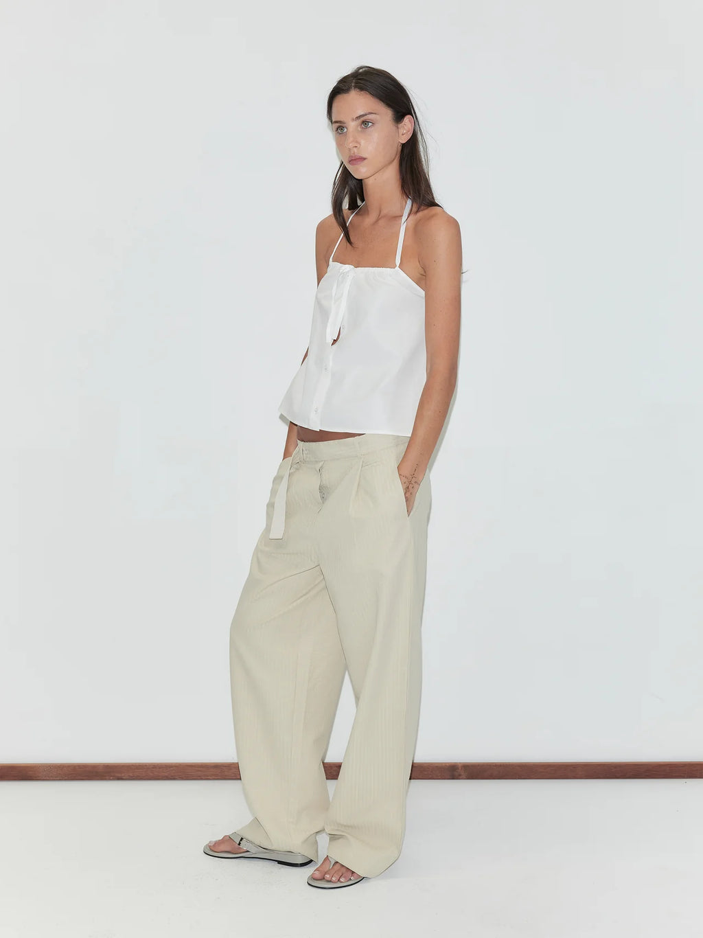 Tab Belt Pant