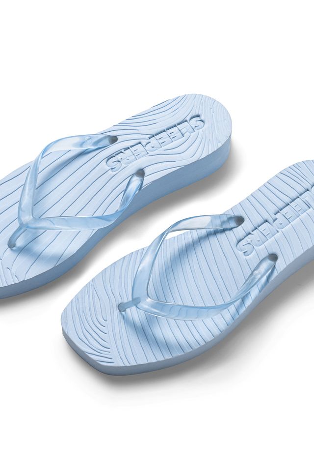 Transparenter Keilabsatz-Flip-Flop
