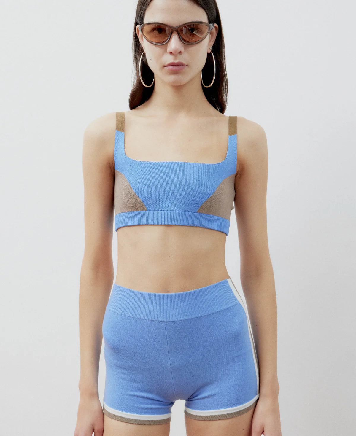 Organic Colour Block Bralet