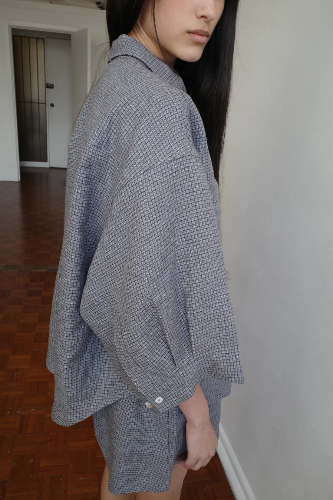 Pantalon à bouton-pression