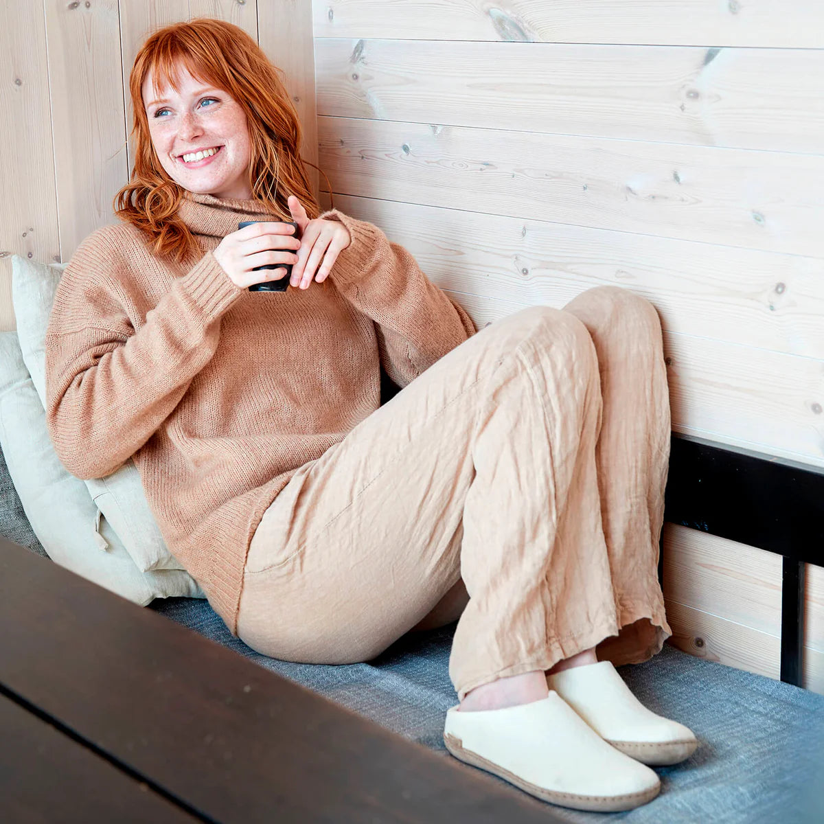 Slip-On With Leather Sole