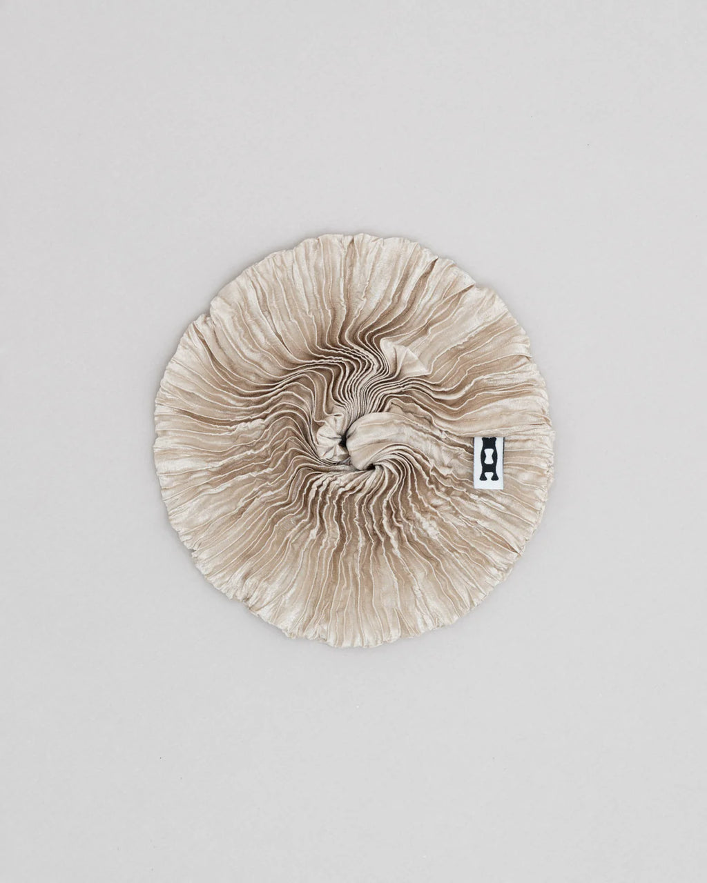 Plissiertes Satin-Seiden-Haargummi