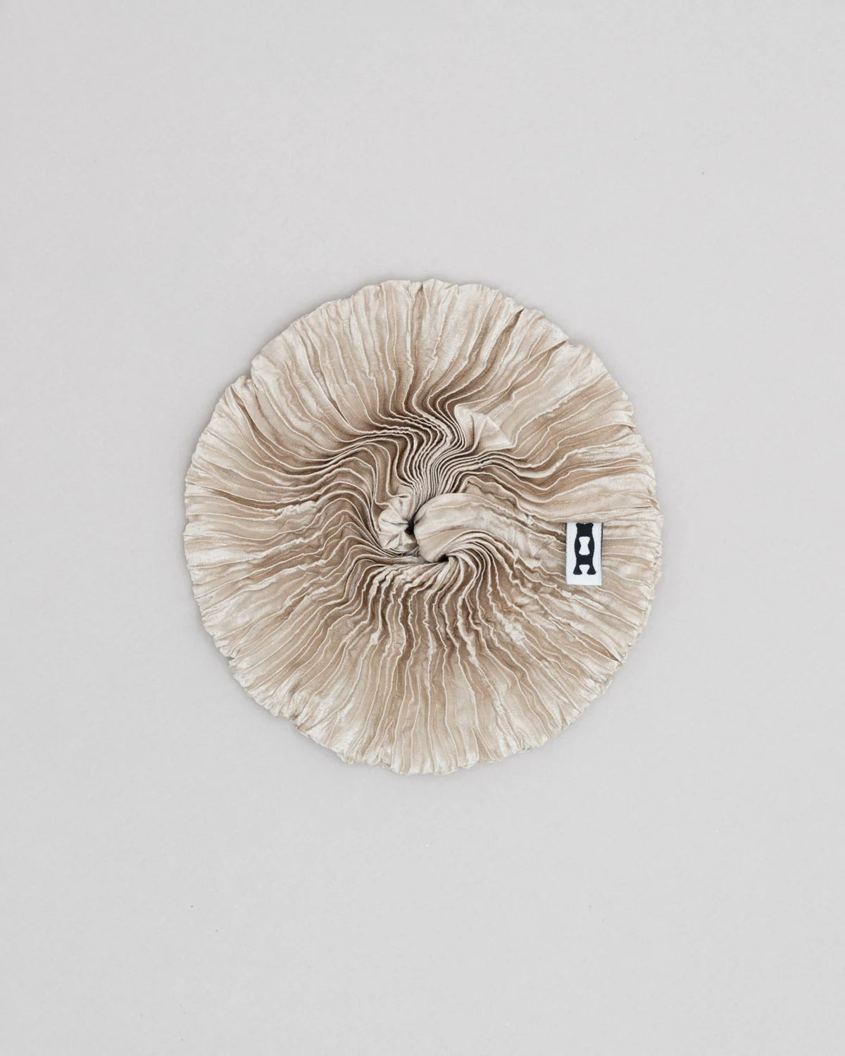 Plissiertes Satin-Seiden-Haargummi