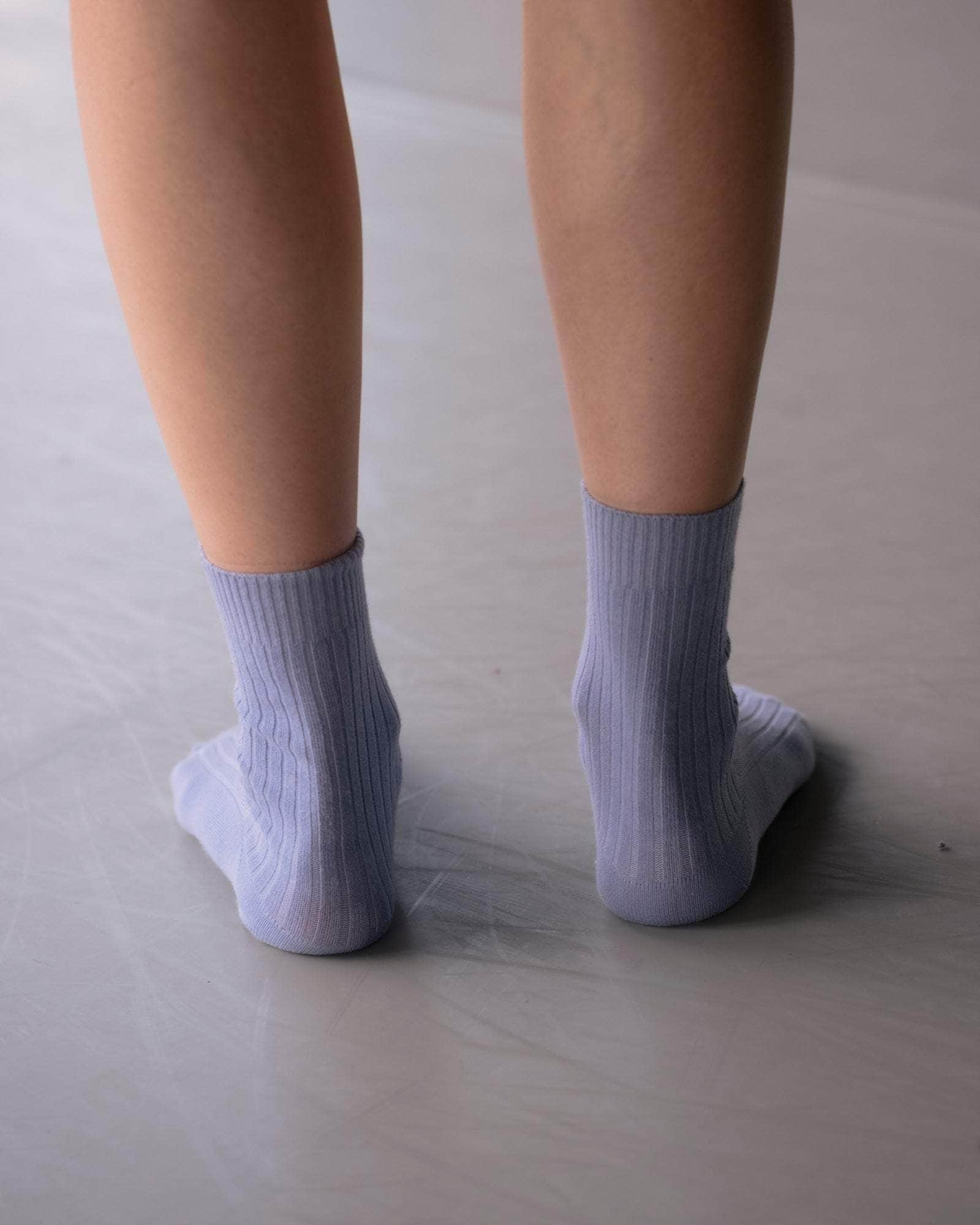 Rib Overankle Socks