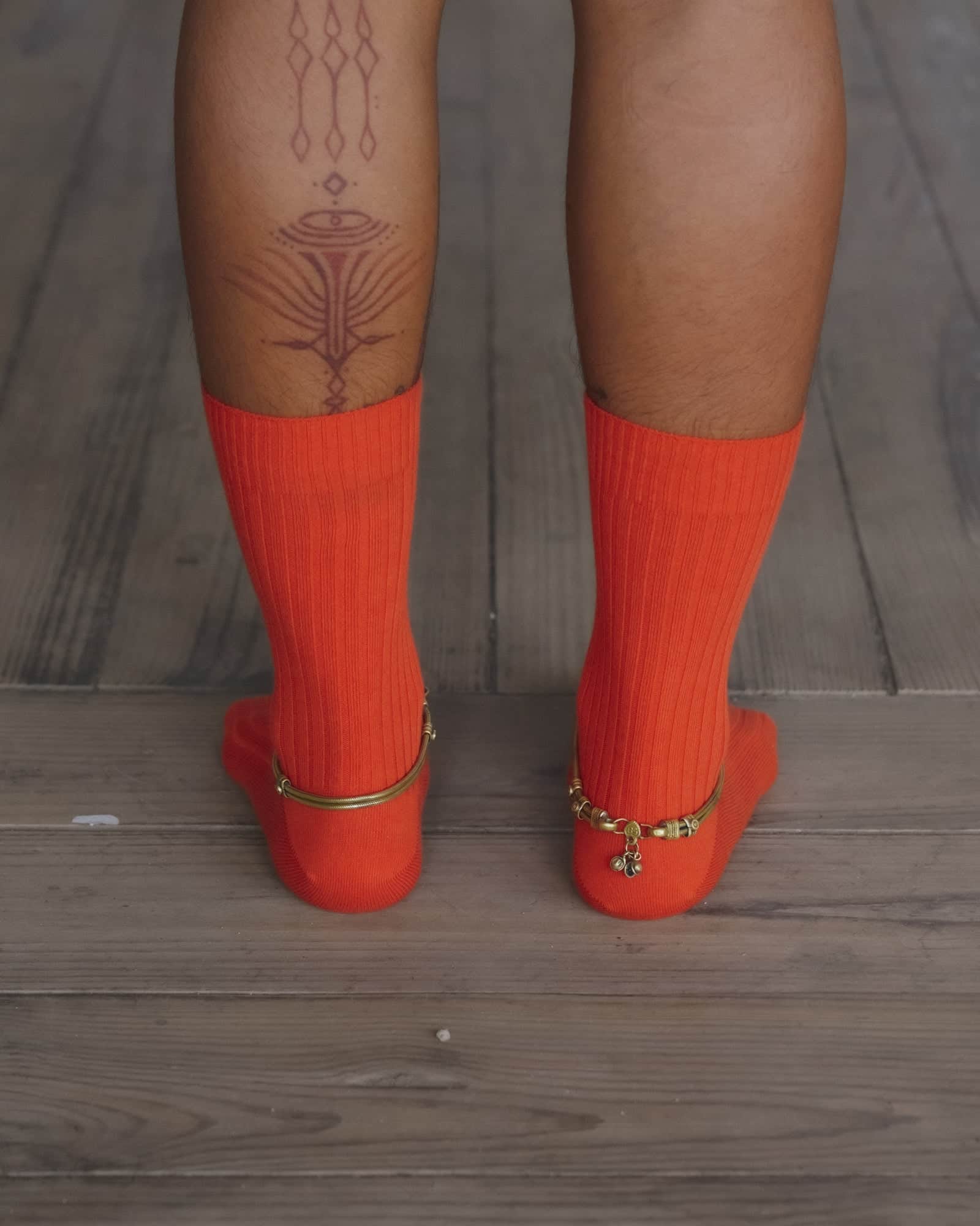 Rib Overankle Socks