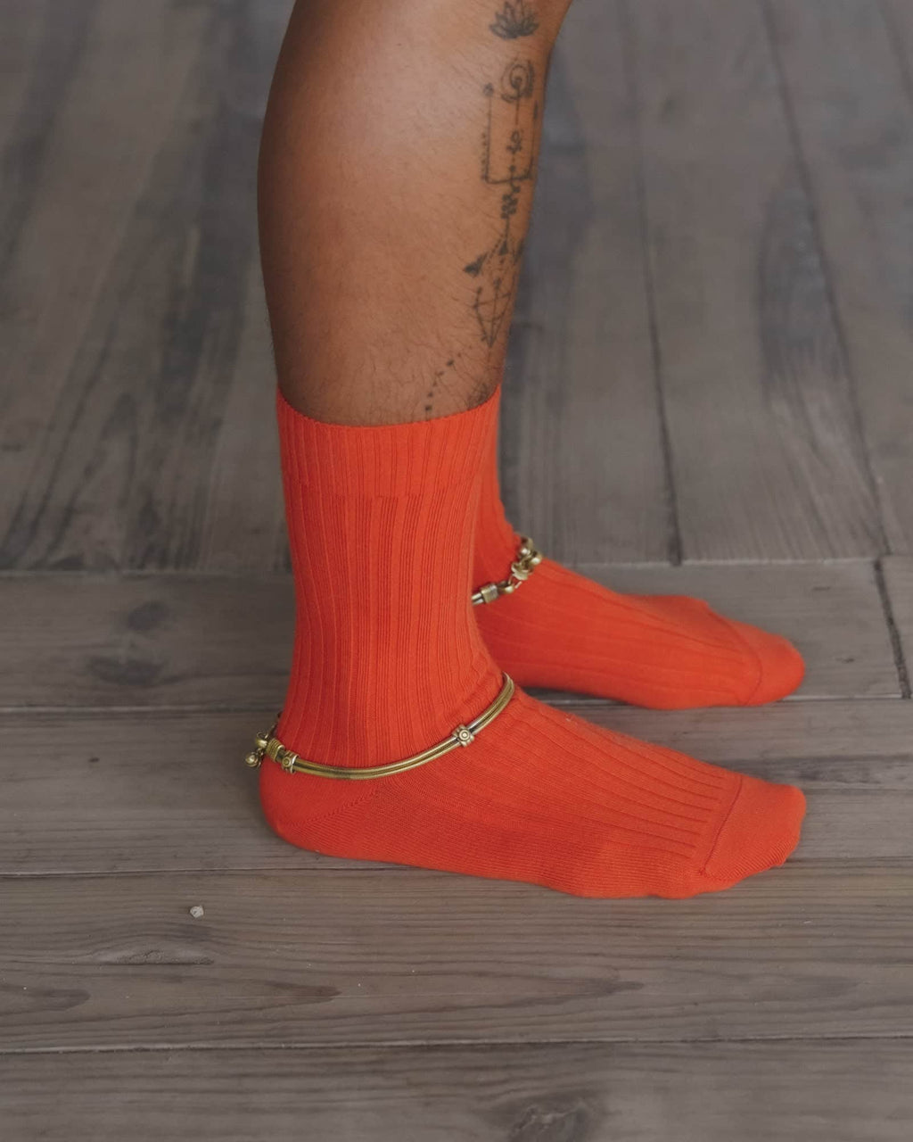 Rib Overankle Socks