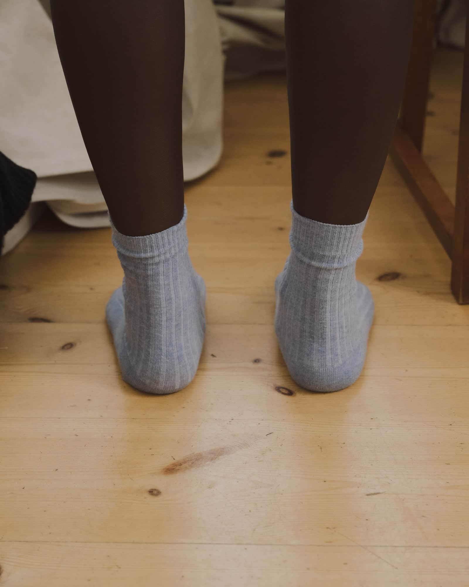 Rib Overankle Socks
