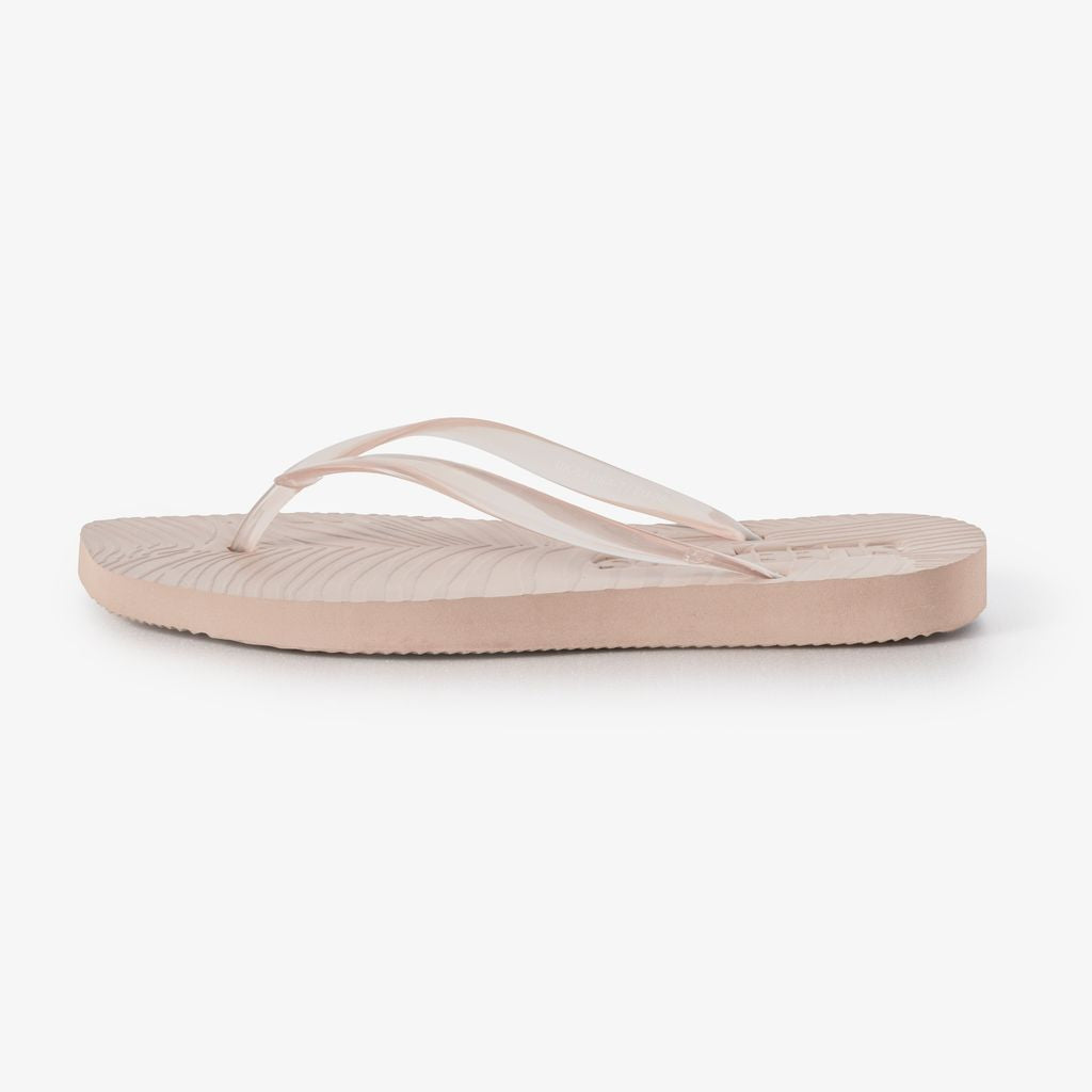 Keilförmige transparente Flip-Flops