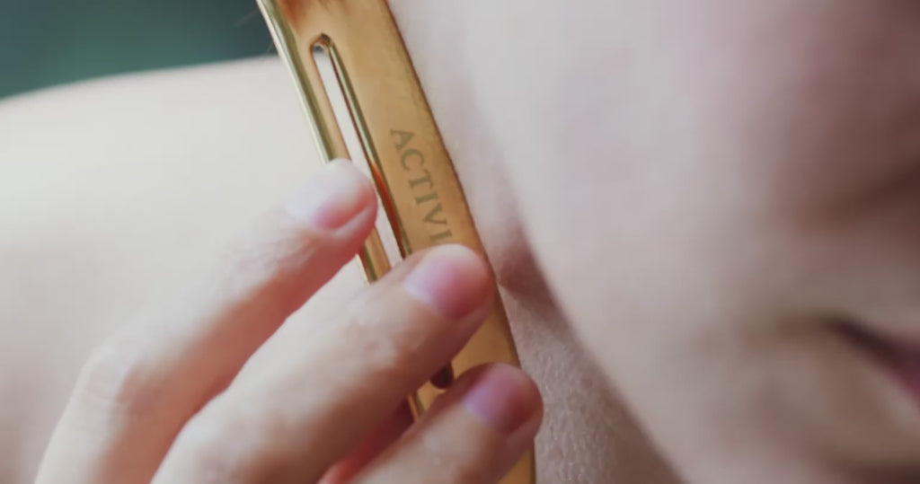 Brass Tube Press & Gua Sha